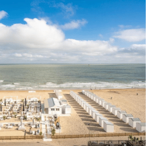 Knokke-Heist coast near Bruges